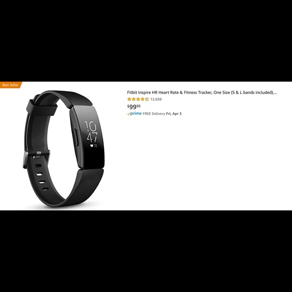 Fitbit Inspire Heart Rate & Fitness Tracker - Picture 3 of 3